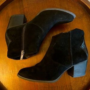 Marc Fisher Black Suede Boots